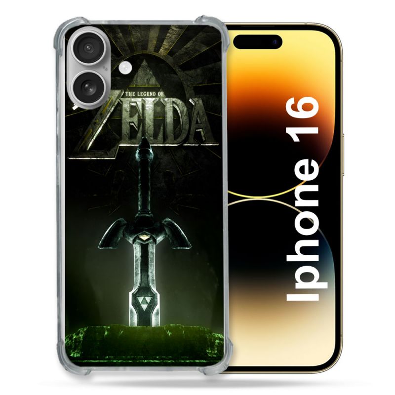 Coque Renforcée Pour Apple Iphone 16 Zelda