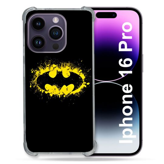 Coque Renforcée Pour Apple Iphone 16 Pro Batman Logo