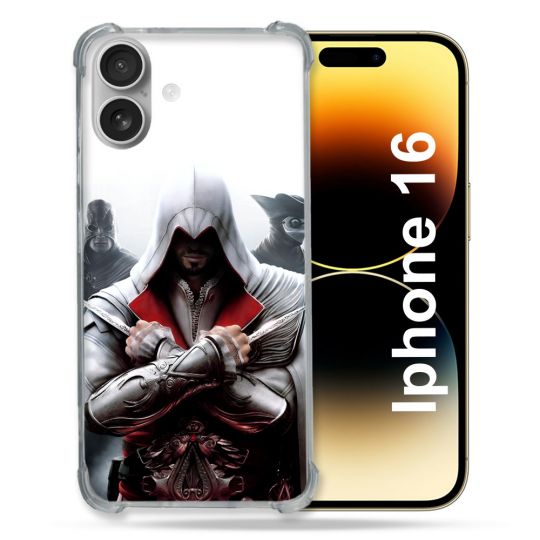 Coque Renforcée Pour Apple Iphone 16 Plus Assassin Creed Mask