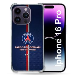 Coque Renforcée Pour Apple Iphone 16 Pro Foot PSG Fier