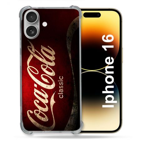 Coque Renforcée Pour Apple Iphone 16 Plus Coca Cola Classique