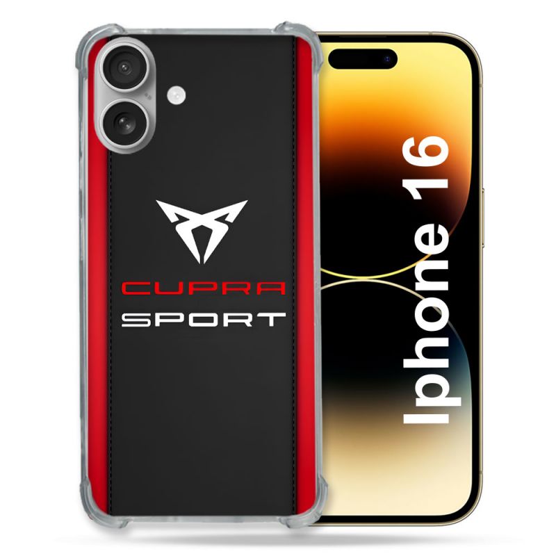 Coque Renforcée Pour Apple Iphone 16 Plus Cupra