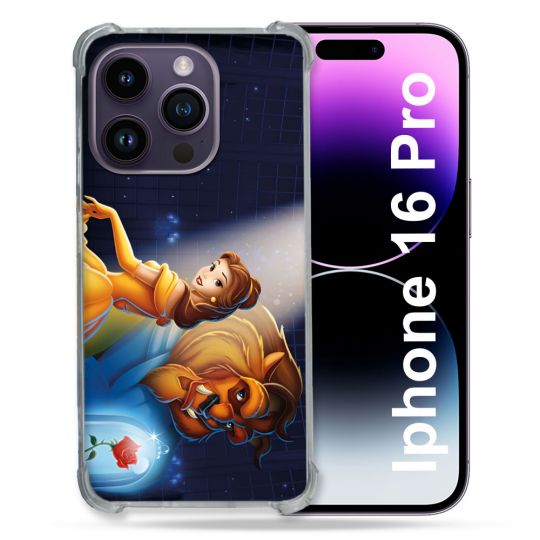 Coque Renforcée Pour Apple Iphone 16 Pro La Belle et La Bête