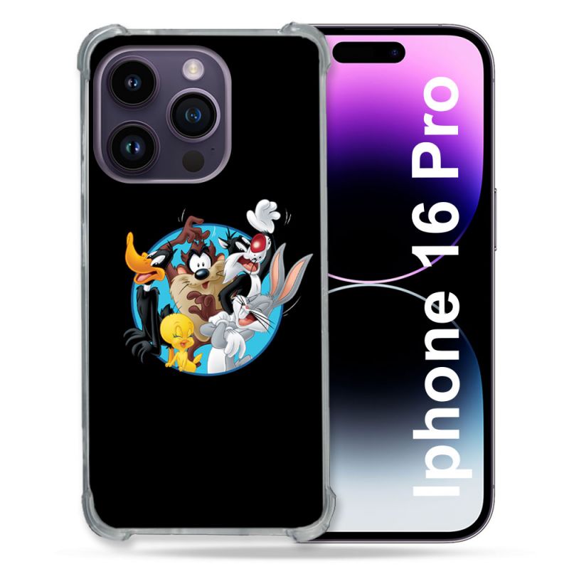Coque Renforcée Pour Apple Iphone 16 Pro Looney Tunes