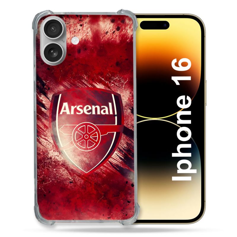 Coque Renforcée Pour Apple Iphone 16 Plus Foot Arsenal