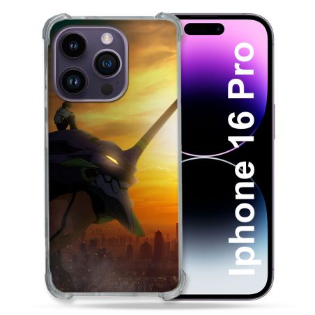 Coque Renforcée Pour Apple Iphone 16 Pro Manga Evangelion