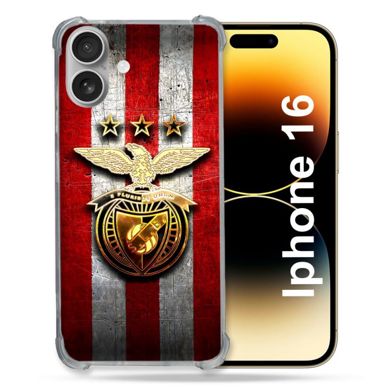 Coque Renforcée Pour Apple Iphone 16 Plus Foot Benfica