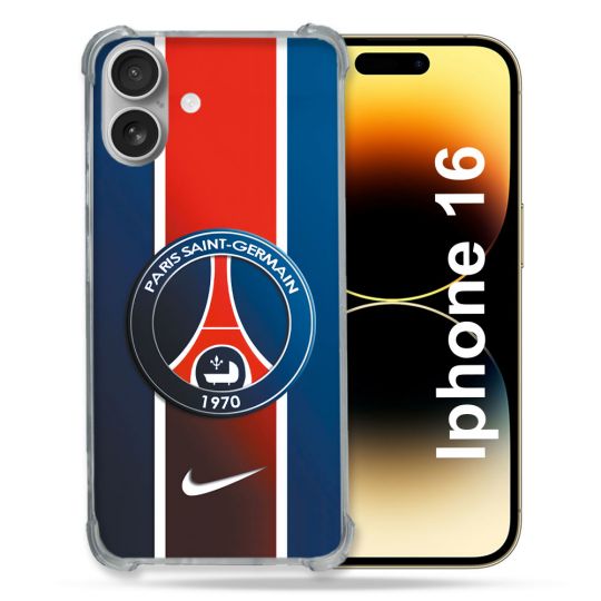 Coque Renforcée Pour Apple Iphone 16 Plus Foot PSG 1970