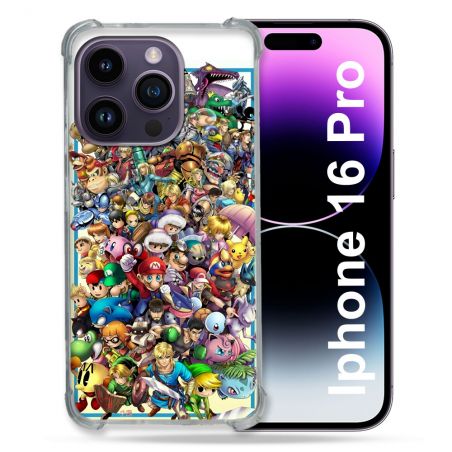 Coque Renforcée Pour Apple Iphone 16 Pro Nintendo