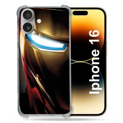 Coque Renforcée Pour Apple Iphone 16 Plus Iron Man Casque