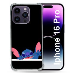 Coque Renforcée Pour Apple Iphone 16 Pro Stitch Noir