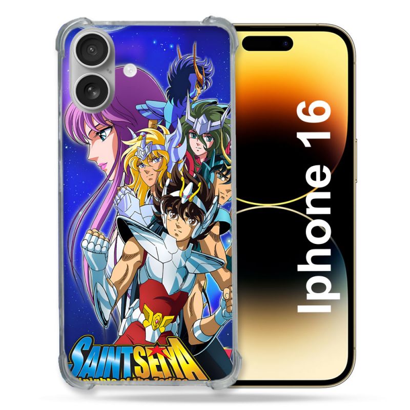 Coque Renforcée Pour Apple Iphone 16 Plus Les Chevaliers Du Zodiaque