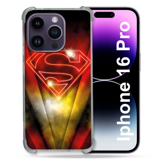 Coque Renforcée Pour Apple Iphone 16 Pro Superman Logo