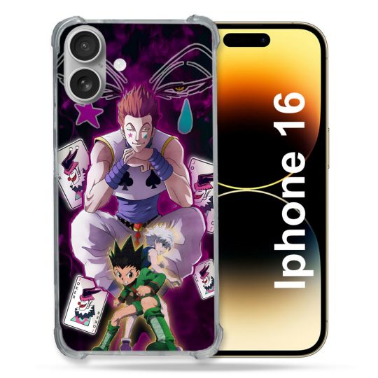 Coque Renforcée Pour Apple Iphone 16 Plus Manga Hunter X Hunter Hisoka