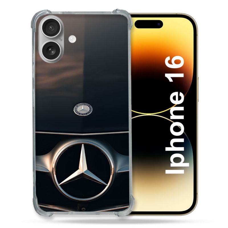Coque Renforcée Pour Apple Iphone 16 Plus Mercedes Calendre