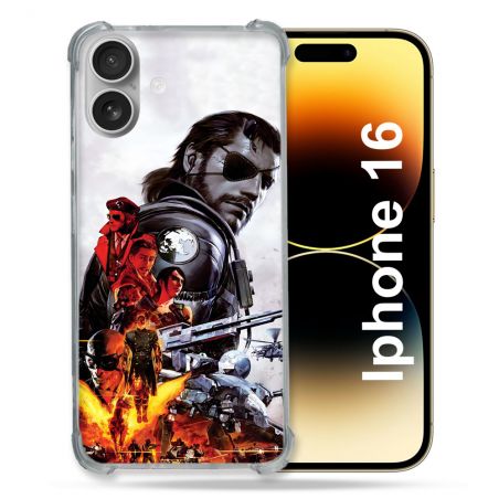 Coque Renforcée Pour Apple Iphone 16 Plus Metal Gear Solid