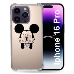 Coque Transparente Pour Apple Iphone 16 Pro Mickey doigt