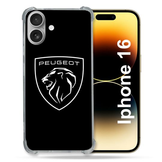Coque Renforcée Pour Apple Iphone 16 Plus Peugeot