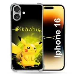 Coque Renforcée Pour Apple Iphone 16 Plus Pokemon Pikachu Eclair