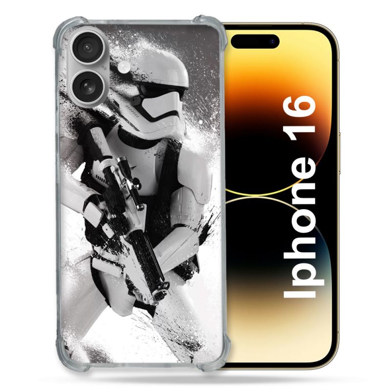 Coque Renforcée Pour Apple Iphone 16 Plus Star Wars - Trooper