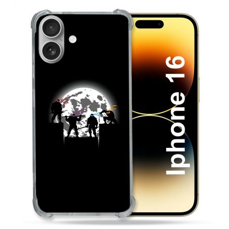 Coque Renforcée Pour Apple Iphone 16 Plus Tortue Ninja Ombre
