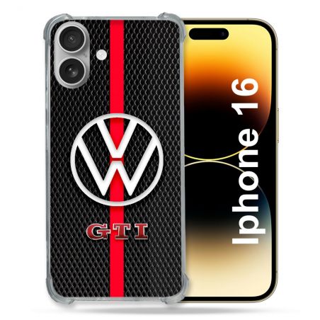 Coque Renforcée Pour Apple Iphone 16 Plus Volkwagen Line