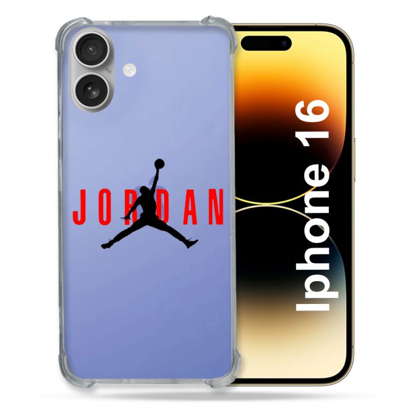 Coque Transparente Pour Apple Iphone 16 Plus Jordan