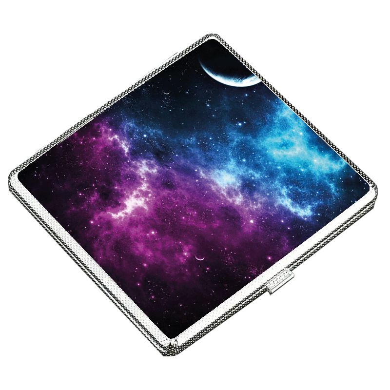 Etui à Cigarettes Univers Bleu Violet
