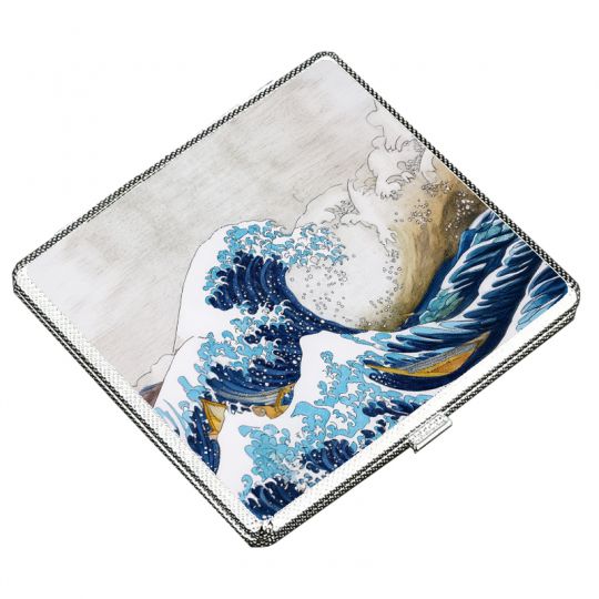 Etui à Cigarettes Peinture La Grande Vague