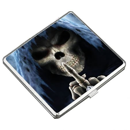 Etui à Cigarettes Tete Mort Doigt