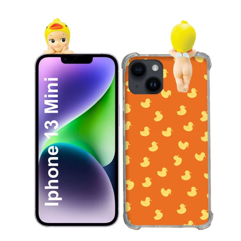 Coque Renforcée Pour Iphone 13 Mini (5.4) Angel Hippers Canard
