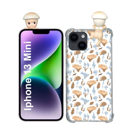 Coque Renforcée Pour Iphone 13 Mini (5.4) Angel Hippers Champignon