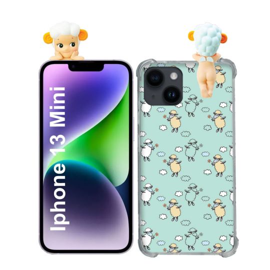 Coque Renforcée Pour Iphone 13 Mini (5.4) Angel Hippers Mouton