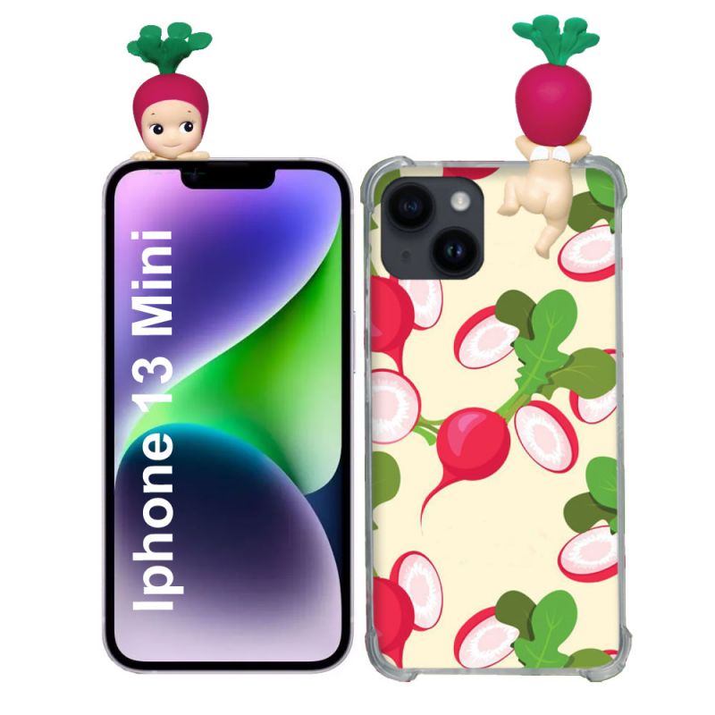 Coque Renforcée Pour Iphone 13 Mini (5.4) Angel Hippers Radis