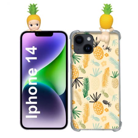 Coque Renforcée Pour Iphone 14 Angel Hippers Ananas