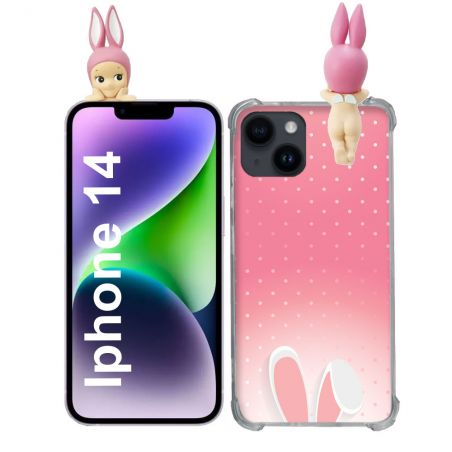 Coque Renforcée Pour Iphone 14 Angel Hippers Lapin