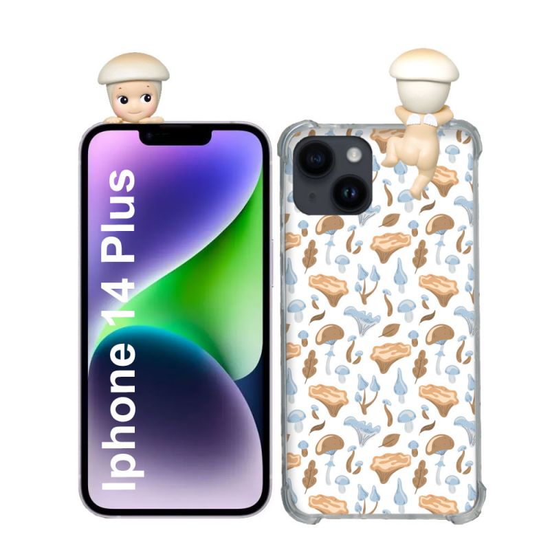 Coque Renforcée Pour Iphone 14 Plus Angel Hippers Champignon