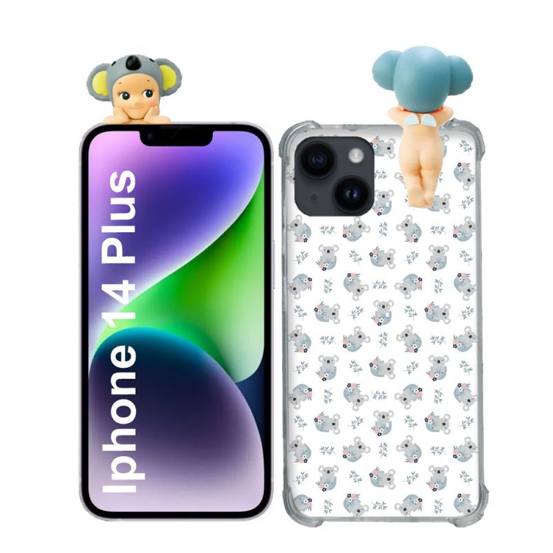 Coque Renforcée Pour Iphone 14 Plus Angel Hippers Koala