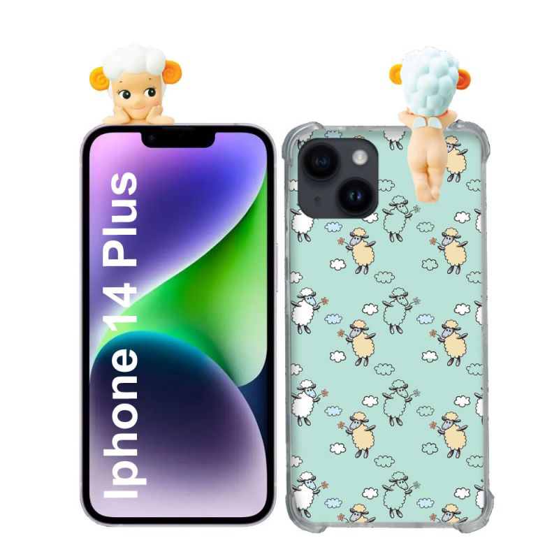 Coque Renforcée Pour Iphone 14 Plus Angel Hippers Mouton