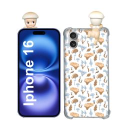 Coque Renforcée Pour Iphone 16 Angel Hippers Champignon