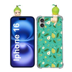 Coque Renforcée Pour Iphone 16 Angel Hippers Poire