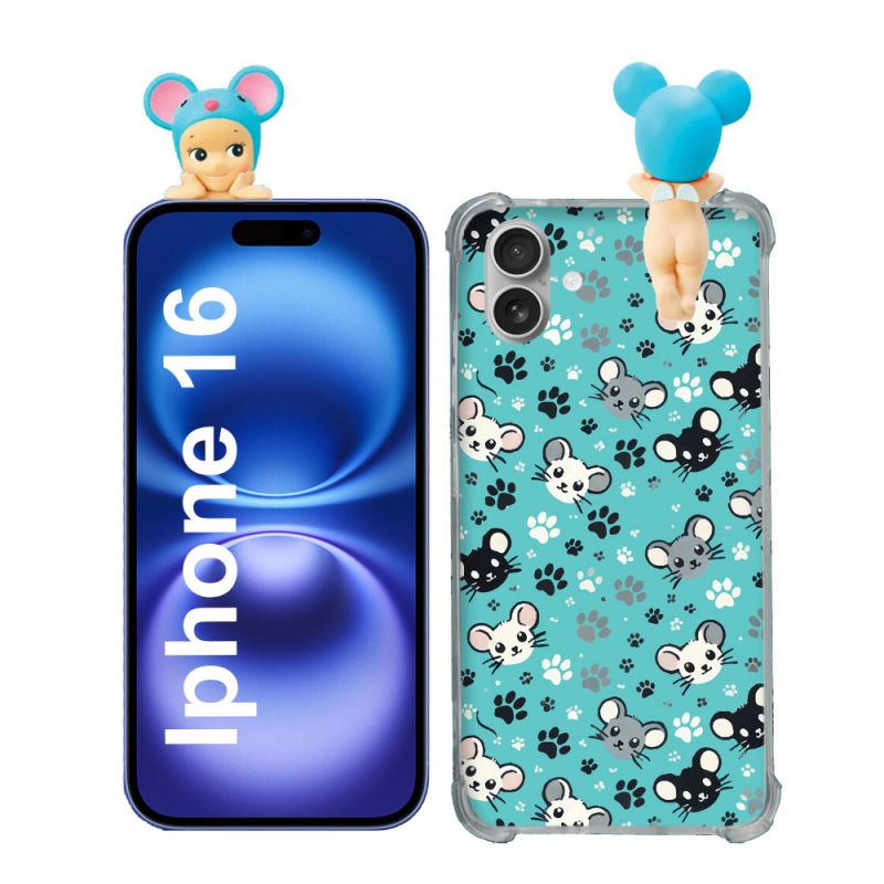 Coque Renforcée Pour Iphone 16 Angel Hippers Souris