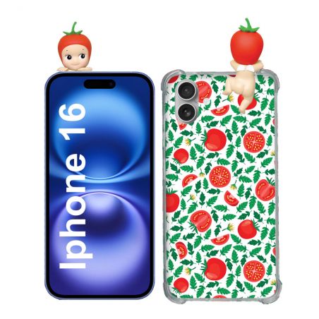 Coque Renforcée Pour Iphone 16 Angel Hippers Tomate