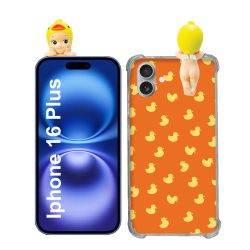 Coque Renforcée Pour Iphone 16 Plus Angel Hippers Canard