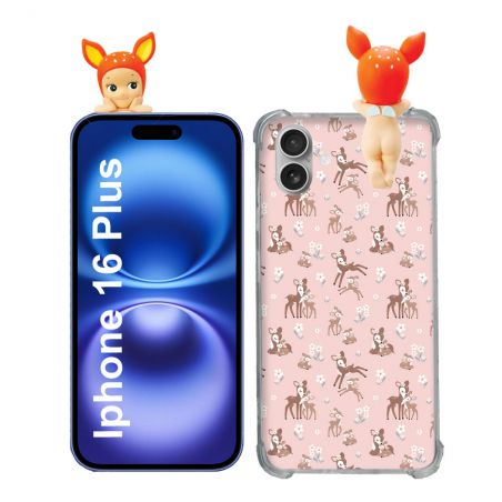 Coque Renforcée Pour Iphone 16 Plus Angel Hippers Faon