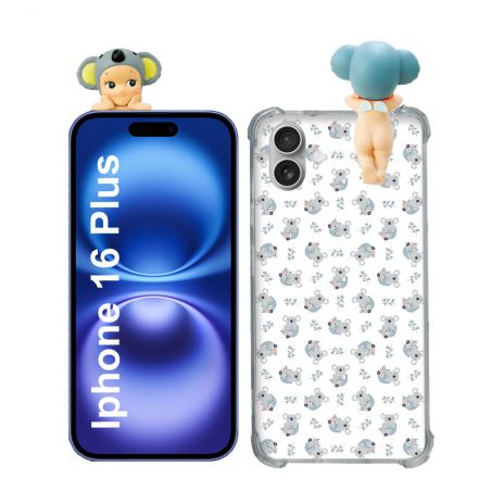 Coque Renforcée Pour Iphone 16 Plus Angel Hippers Koala