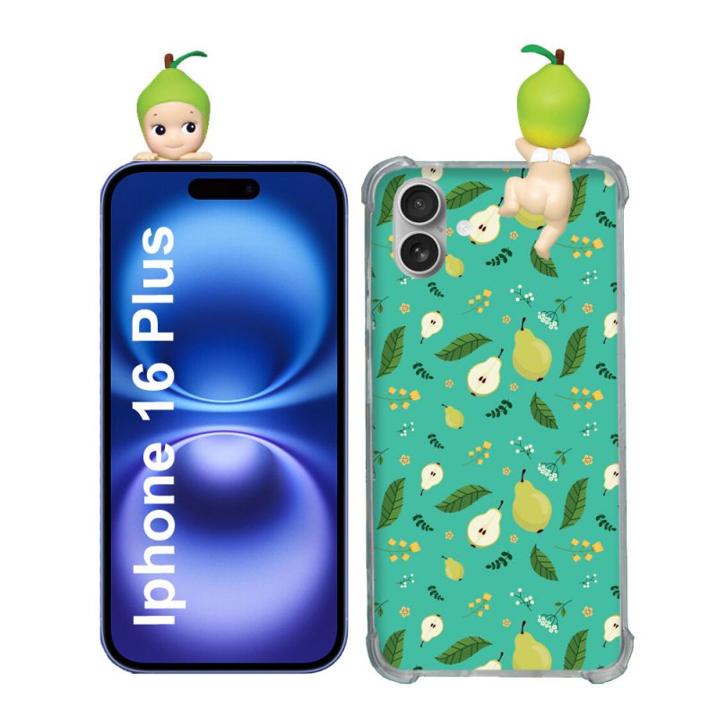 Coque Renforcée Pour Iphone 16 Plus Angel Hippers Poire