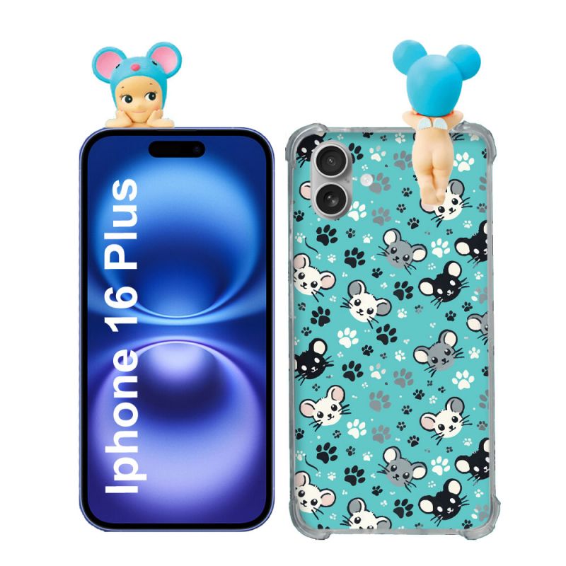 Coque Renforcée Pour Iphone 16 Plus Angel Hippers Souris