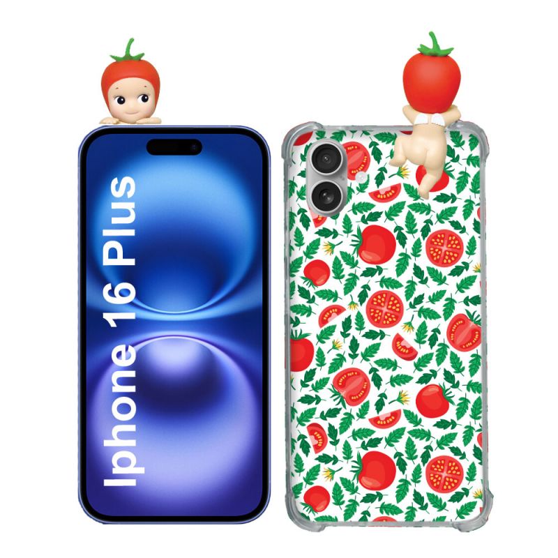 Coque Renforcée Pour Iphone 16 Plus Angel Hippers Tomate
