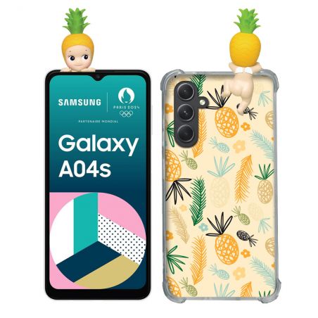 Coque Renforcée Pour Samsung Galaxy A04S / A13 Angel Hippers Ananas